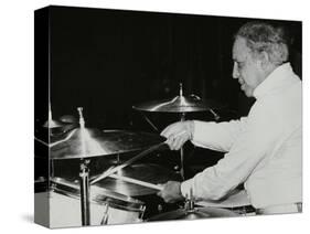 Buddy Rich on the Drums, Royal Festival Hall, London, June 1985-Denis Williams-Stretched Canvas