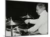 Buddy Rich on the Drums, Royal Festival Hall, London, June 1985-Denis Williams-Mounted Photographic Print