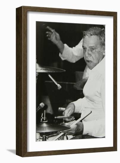 Buddy Rich Playing the Drums at the Royal Festival Hall, London, June 1985-Denis Williams-Framed Photographic Print