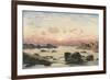 Bude Sands at Sunset, 1874-John Brett-Framed Giclee Print