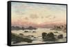 Bude Sands at Sunset, 1874-John Brett-Framed Stretched Canvas