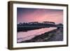 Budleigh Salterton Estuary at Sunrise, South Devon Natural Reserve, UK-Marcin Jucha-Framed Photographic Print