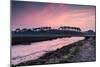 Budleigh Salterton Estuary at Sunrise, South Devon Natural Reserve, UK-Marcin Jucha-Mounted Photographic Print