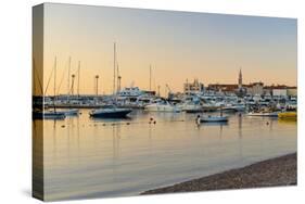 Budva Marina, Old Town (Stari Grad), Budva, Montenegro, Europe-Alan Copson-Stretched Canvas