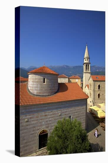 Budva Old Town, Budva, Montenegro, Europe-Neil Farrin-Stretched Canvas