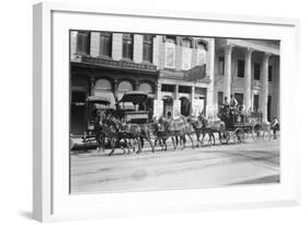 Budweiser Beer Wagon-null-Framed Photographic Print