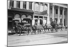 Budweiser Beer Wagon-null-Mounted Photographic Print