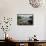 Buelna Beach and Karst Limestone El Picon Rock Pillar at High Tide, Near Llanes, Asturias, Spain-Nick Upton-Framed Stretched Canvas displayed on a wall