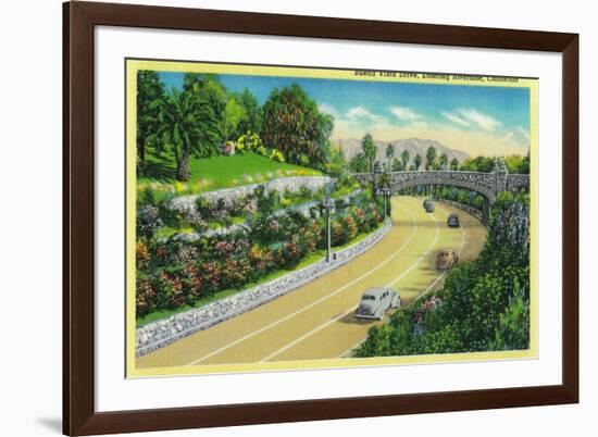 Buena Vista Drive, Entering Riverside - Riverside, CA-Lantern Press-Framed Premium Giclee Print