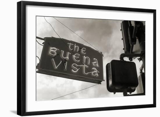 Buena Vista Sign #2-Christian Peacock-Framed Art Print