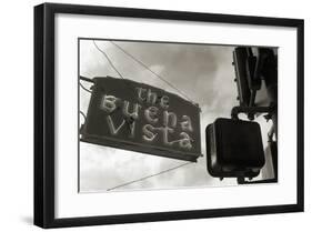 Buena Vista Sign, no. 2-Christian Peacock-Framed Giclee Print