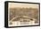 Buena Vista, Virginia - Panoramic Map-Lantern Press-Framed Stretched Canvas