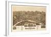 Buena Vista, Virginia - Panoramic Map-Lantern Press-Framed Art Print