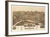 Buena Vista, Virginia - Panoramic Map-Lantern Press-Framed Art Print