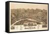 Buena Vista, Virginia - Panoramic Map-Lantern Press-Framed Stretched Canvas