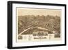 Buena Vista, Virginia - Panoramic Map-Lantern Press-Framed Art Print