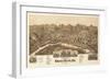 Buena Vista, Virginia - Panoramic Map-Lantern Press-Framed Art Print