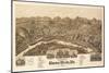 Buena Vista, Virginia - Panoramic Map-Lantern Press-Mounted Art Print