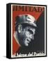 Buenaventura Durruti Communist Militant Leader During Spanish Civil War-null-Framed Stretched Canvas