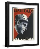 Buenaventura Durruti Communist Militant Leader During Spanish Civil War-null-Framed Photographic Print