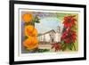 Buenaventura Mission, California-null-Framed Art Print