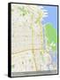 Buenos Aires, Argentina Map-null-Framed Stretched Canvas