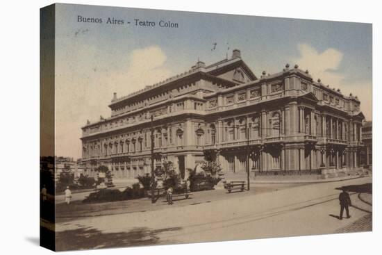 Buenos Aires, Argentina, Teatro Colon-null-Stretched Canvas