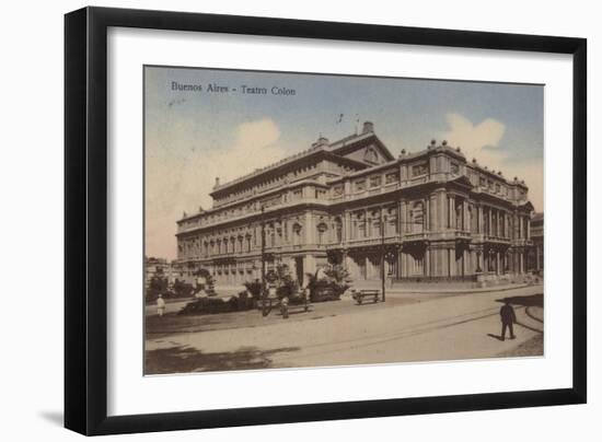 Buenos Aires, Argentina, Teatro Colon-null-Framed Giclee Print
