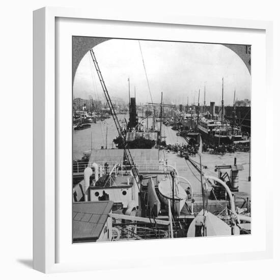 Buenos Aires Docks, Argentina, C1900s-null-Framed Photographic Print