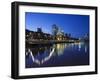 Buenos Aires, Puerto Madero, Highrise Buildings, Dusk, Argentina-Walter Bibikow-Framed Photographic Print