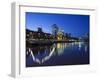 Buenos Aires, Puerto Madero, Highrise Buildings, Dusk, Argentina-Walter Bibikow-Framed Photographic Print