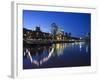 Buenos Aires, Puerto Madero, Highrise Buildings, Dusk, Argentina-Walter Bibikow-Framed Photographic Print