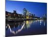 Buenos Aires, Puerto Madero, Highrise Buildings, Dusk, Argentina-Walter Bibikow-Mounted Photographic Print