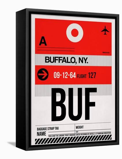 BUF Buffalo Luggage Tag I-NaxArt-Framed Stretched Canvas