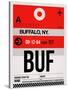 BUF Buffalo Luggage Tag I-NaxArt-Stretched Canvas