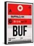 BUF Buffalo Luggage Tag I-NaxArt-Framed Stretched Canvas