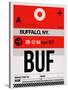 BUF Buffalo Luggage Tag I-NaxArt-Stretched Canvas