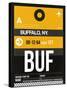 BUF Buffalo Luggage Tag II-NaxArt-Stretched Canvas