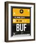 BUF Buffalo Luggage Tag II-NaxArt-Framed Art Print