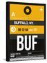 BUF Buffalo Luggage Tag II-NaxArt-Stretched Canvas