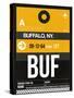 BUF Buffalo Luggage Tag II-NaxArt-Stretched Canvas