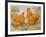 Buff Orpington Cock and Hen-null-Framed Art Print