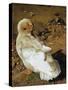 Buff Orpington Duck Preening-Dorothy Berry-Lound-Stretched Canvas