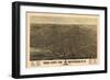 Buffalo 1880 Bird's Eye View, New York, United States-null-Framed Giclee Print