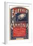 Buffalo Ammonia Label-null-Framed Giclee Print