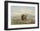 Buffalo and Coyotes-George Catlin-Framed Photographic Print