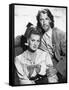 BUFFALO BILL, 1944 directed by WILLIAM WELLMAN Maureen O'Hara and Joel McCrea (b/w photo)-null-Framed Stretched Canvas