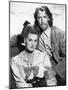 BUFFALO BILL, 1944 directed by WILLIAM WELLMAN Maureen O'Hara and Joel McCrea (b/w photo)-null-Mounted Photo