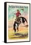 Buffalo Bill: A Bucking Bronco-null-Framed Stretched Canvas