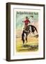 Buffalo Bill: A Bucking Bronco-null-Framed Art Print